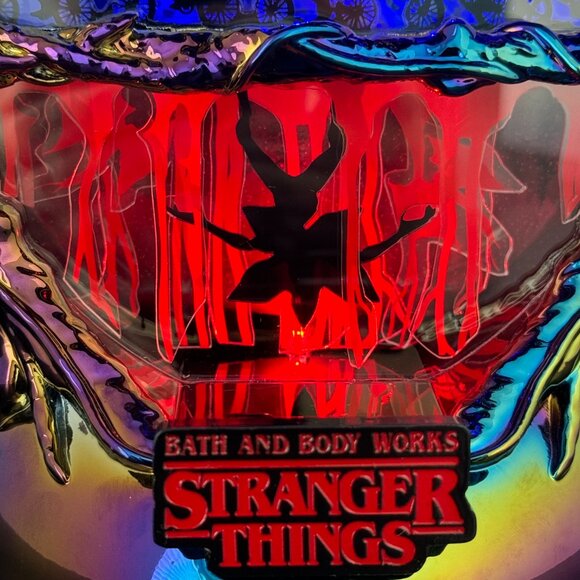 Bath & Body Works Stranger Things Light-up The Upside Down 3-Wick Candle Holder - Picture 7 of 16